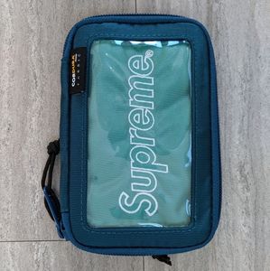 Supreme "Small Zip Pouch" Dark Teal•Brand New